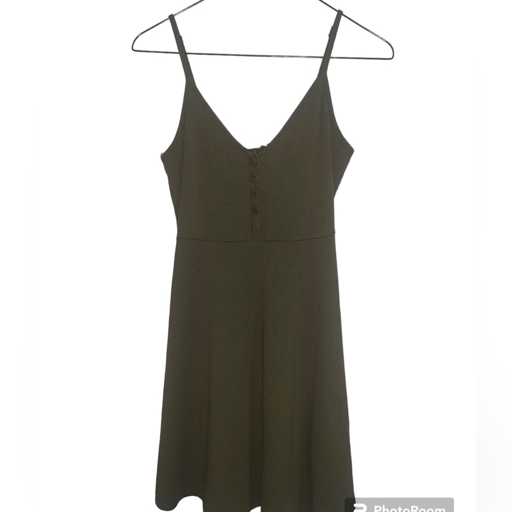 Green summer dress